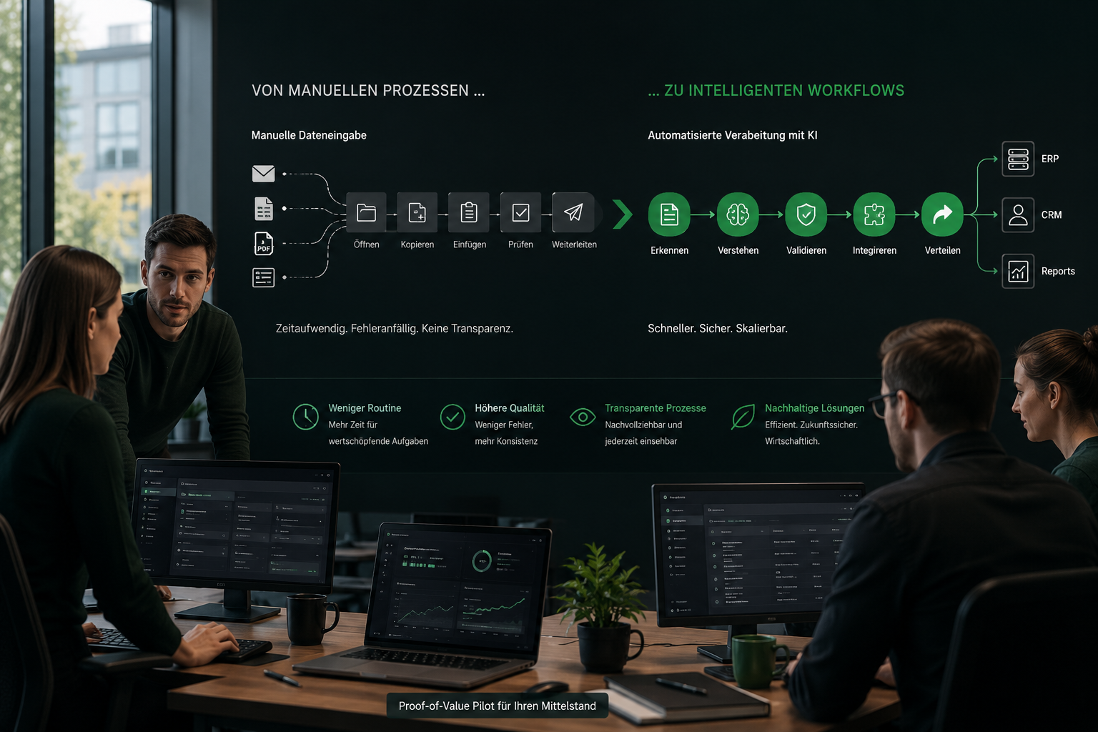 Prozesse entlasten – Automatisierung und Software für KMU
